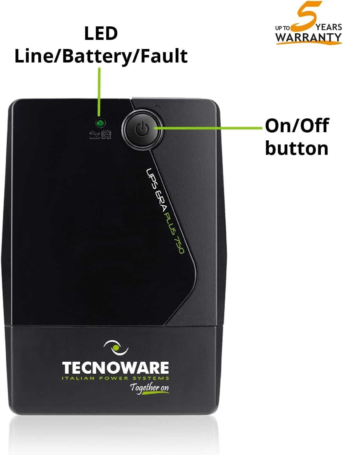 Zasilacz UPS Tecnoware Era Plus 750 VA 535 W