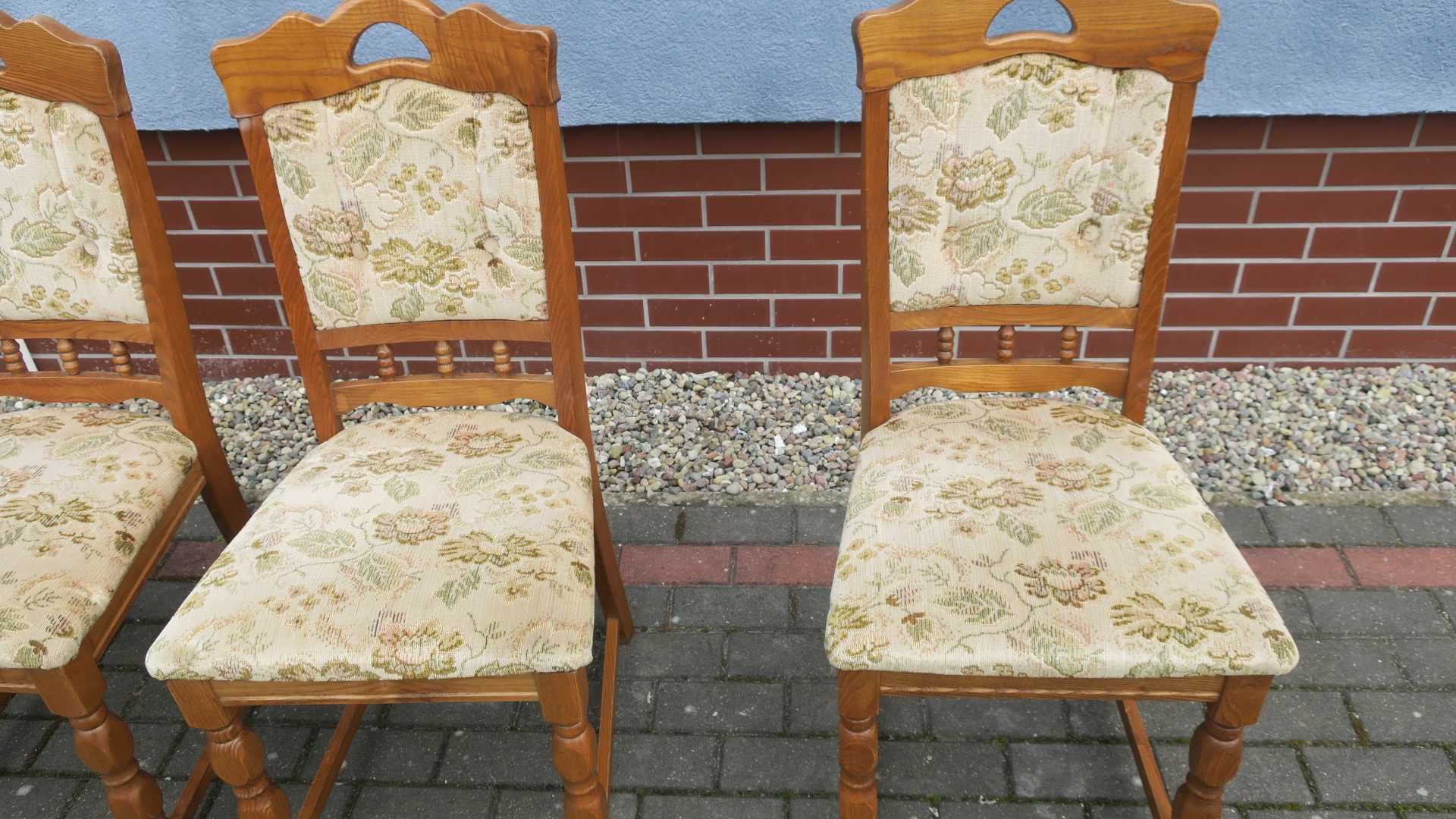 Krzesła drewniane 4 sztuki