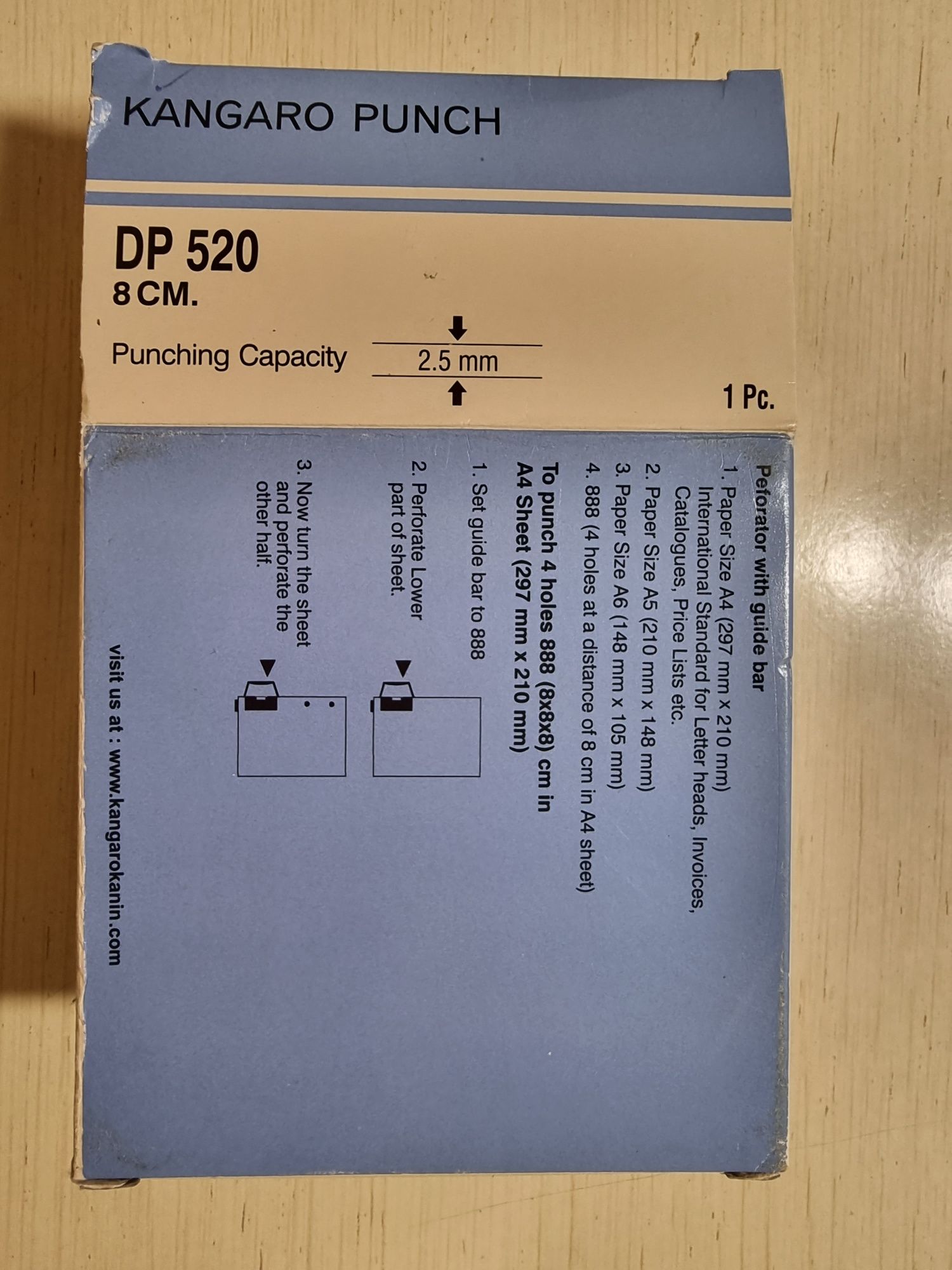 Діркопробивач Kangaro DP 520 дирокол