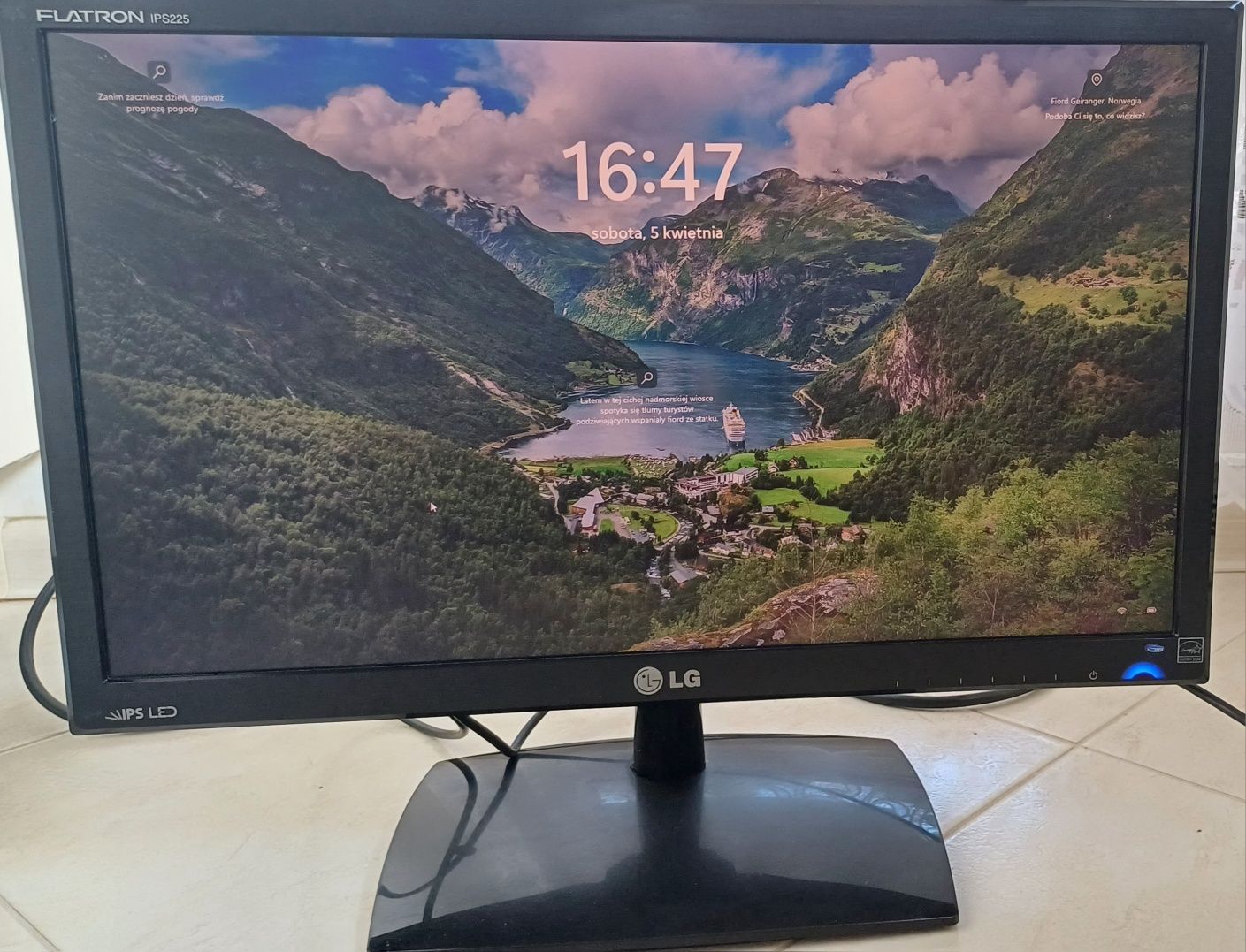 Monitor LG Flatron IPS225V-BN