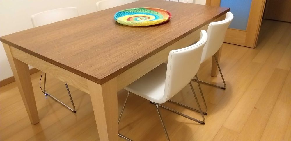 cadeiras IKEA de mesa de jantar, modelo LILLÅNÄS, cromado e branco