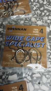 Haczyki Drennan wide gape specialist