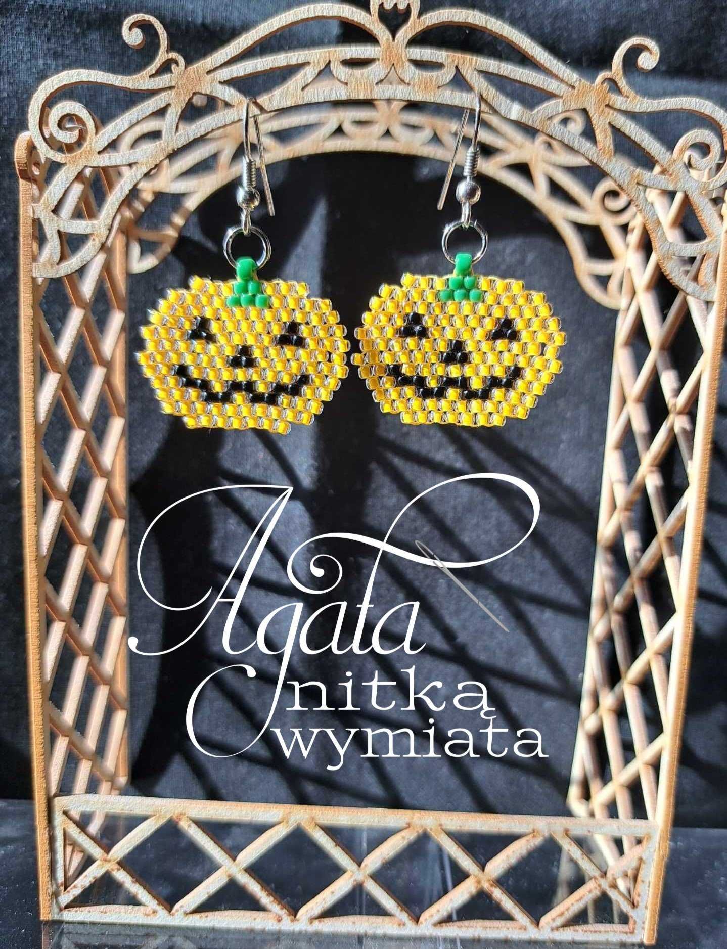 Kolczyki dynia solo