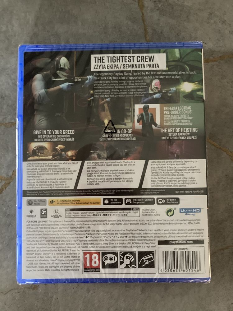 Payday 3 PS5 nowa