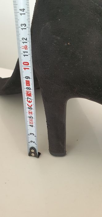 Kozaki zamszowe szpilka wygodne