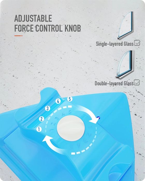 Baffect Dwustronna Magnetyczna Myjka do Okien 15,9 cm