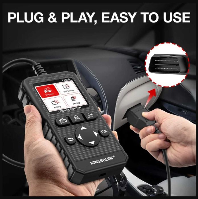 (novo) Ferramenta de diagnóstico scanner YA200 OBD2