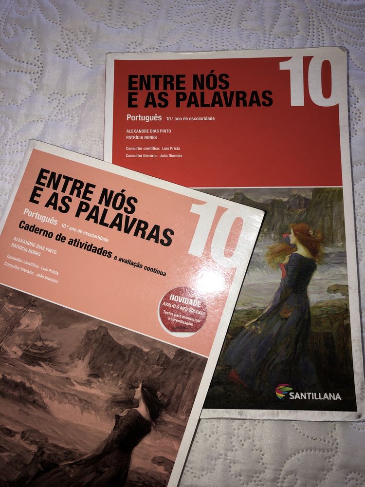 Entre Nós e as Palavras Manual e Caderno de Atividades 10Ano