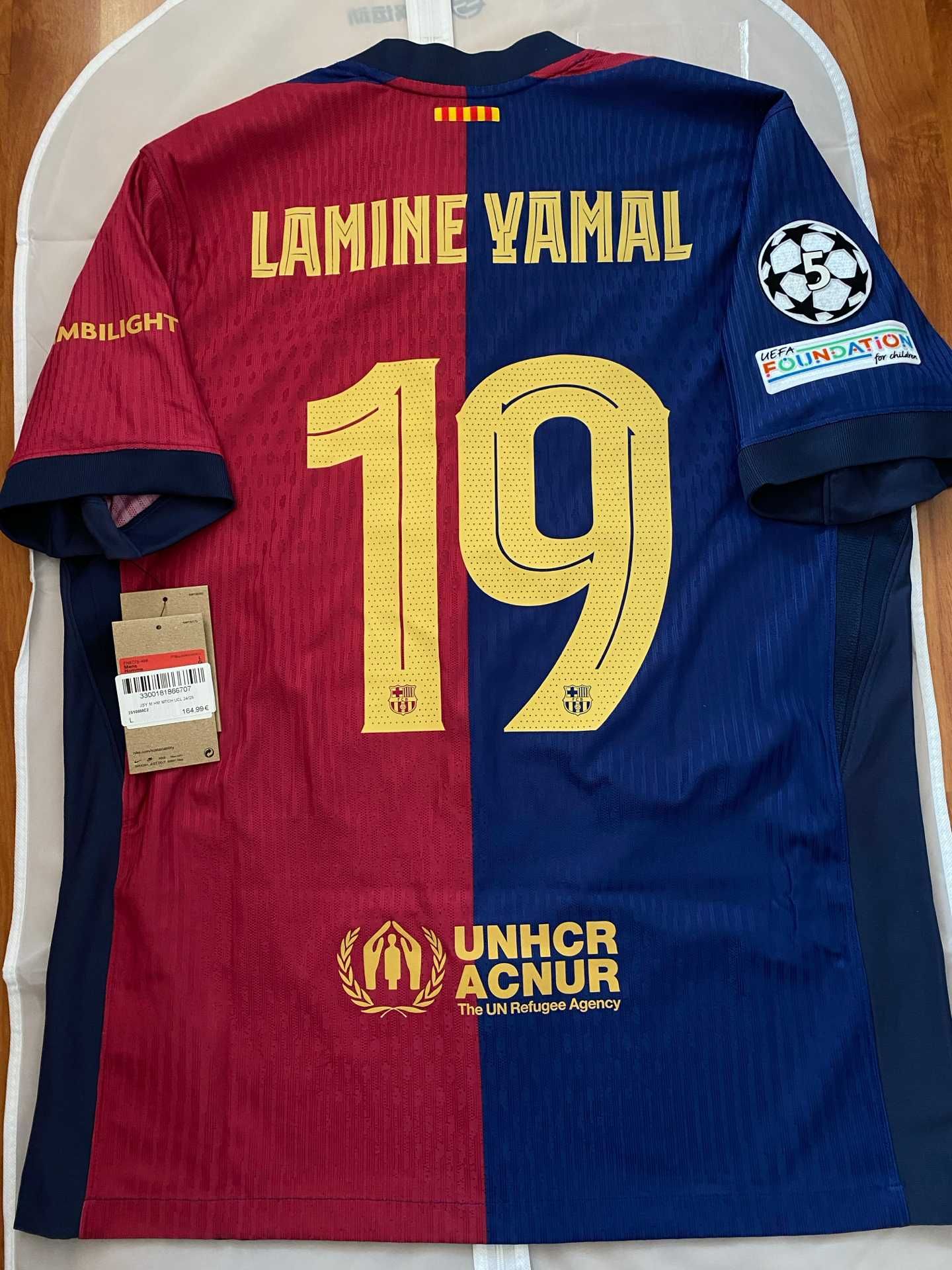 Oddychający/Wchłaniaćpot/Koszulka Barcelona'Lewandowskiego_r.L