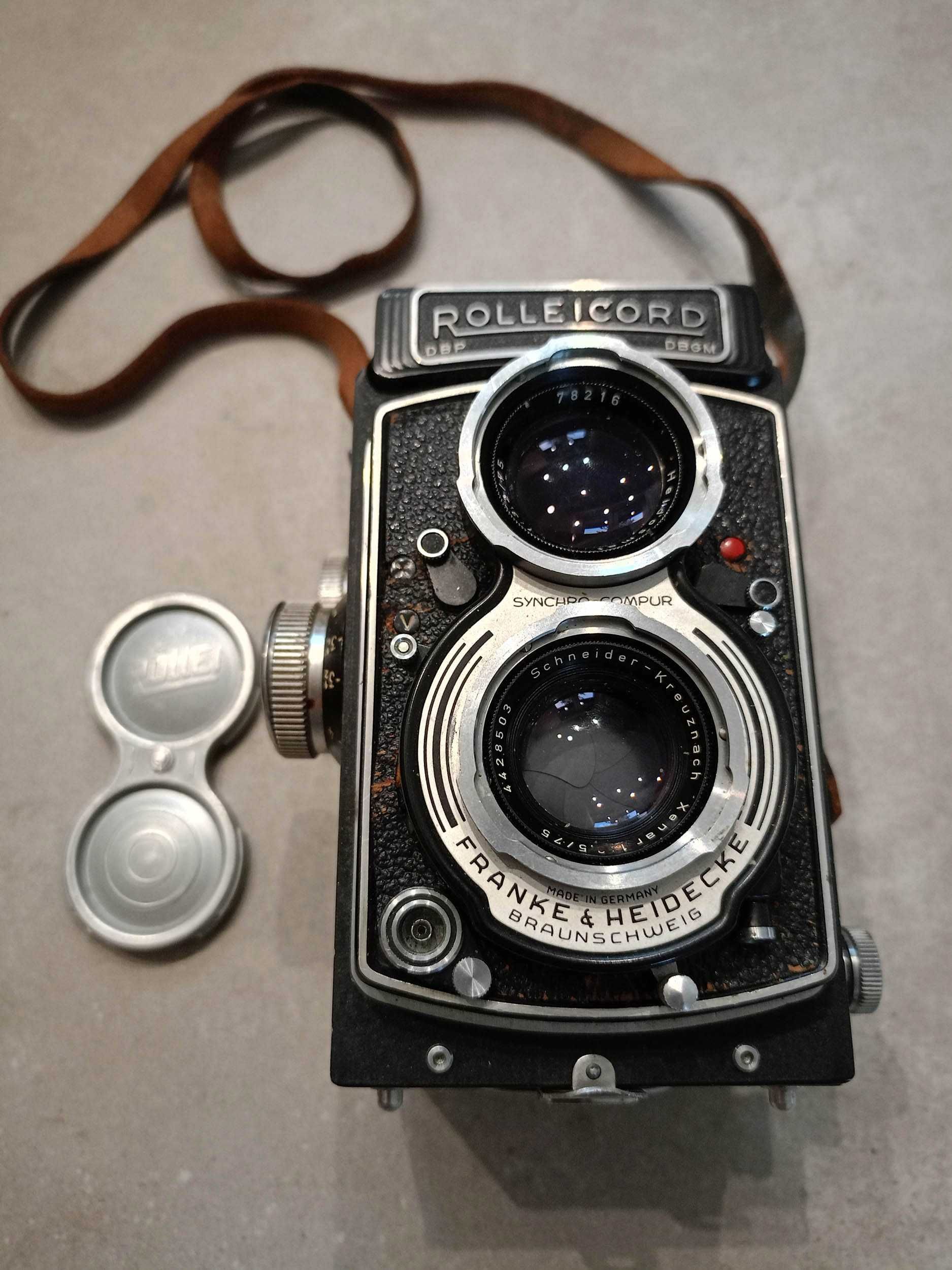 Aparat Rolleicord Vb (v.1) z obiektywem Schneider-Kreuznach Xenar 75mm