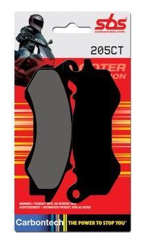 pastilhas travao honda pcx 125 sbs 205ct carbono
