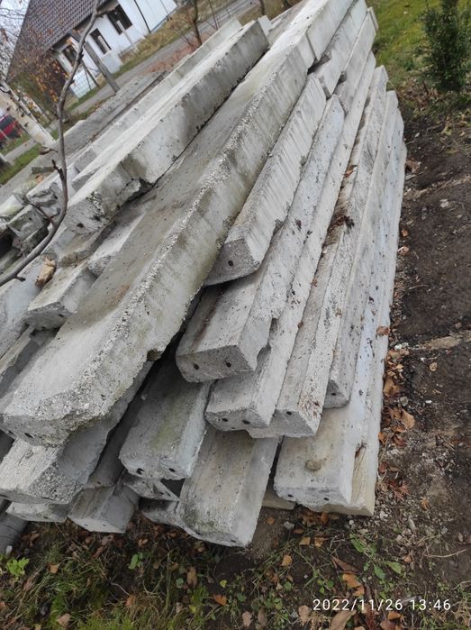Żelbetowe płyty ,słupy