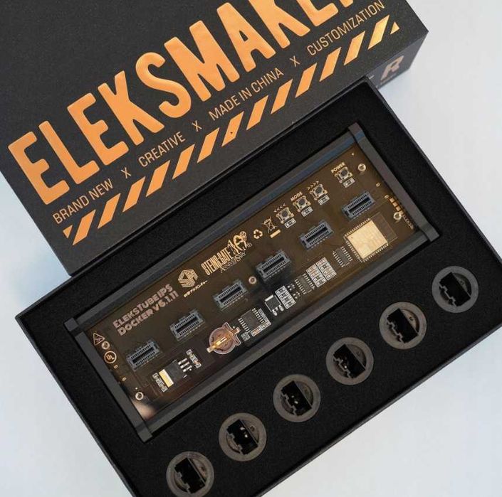 EleksTube IPS Classic- personalizowany zegar LED dla graczy cyfrowy