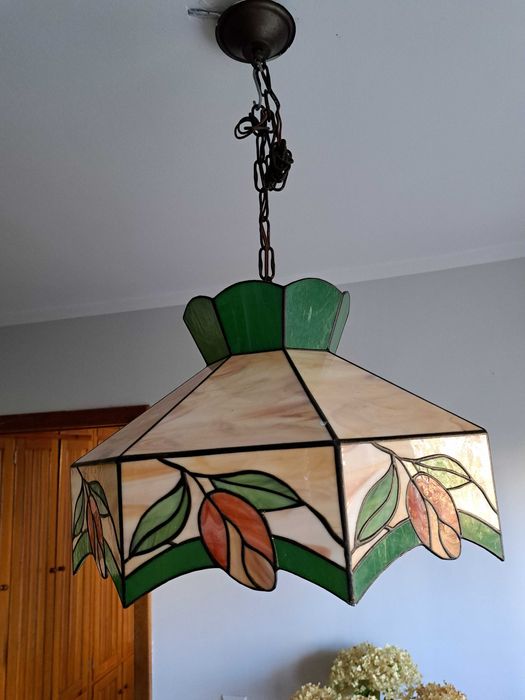 Zestaw Witrażowy Żyrandol + Obrazy witrażowe