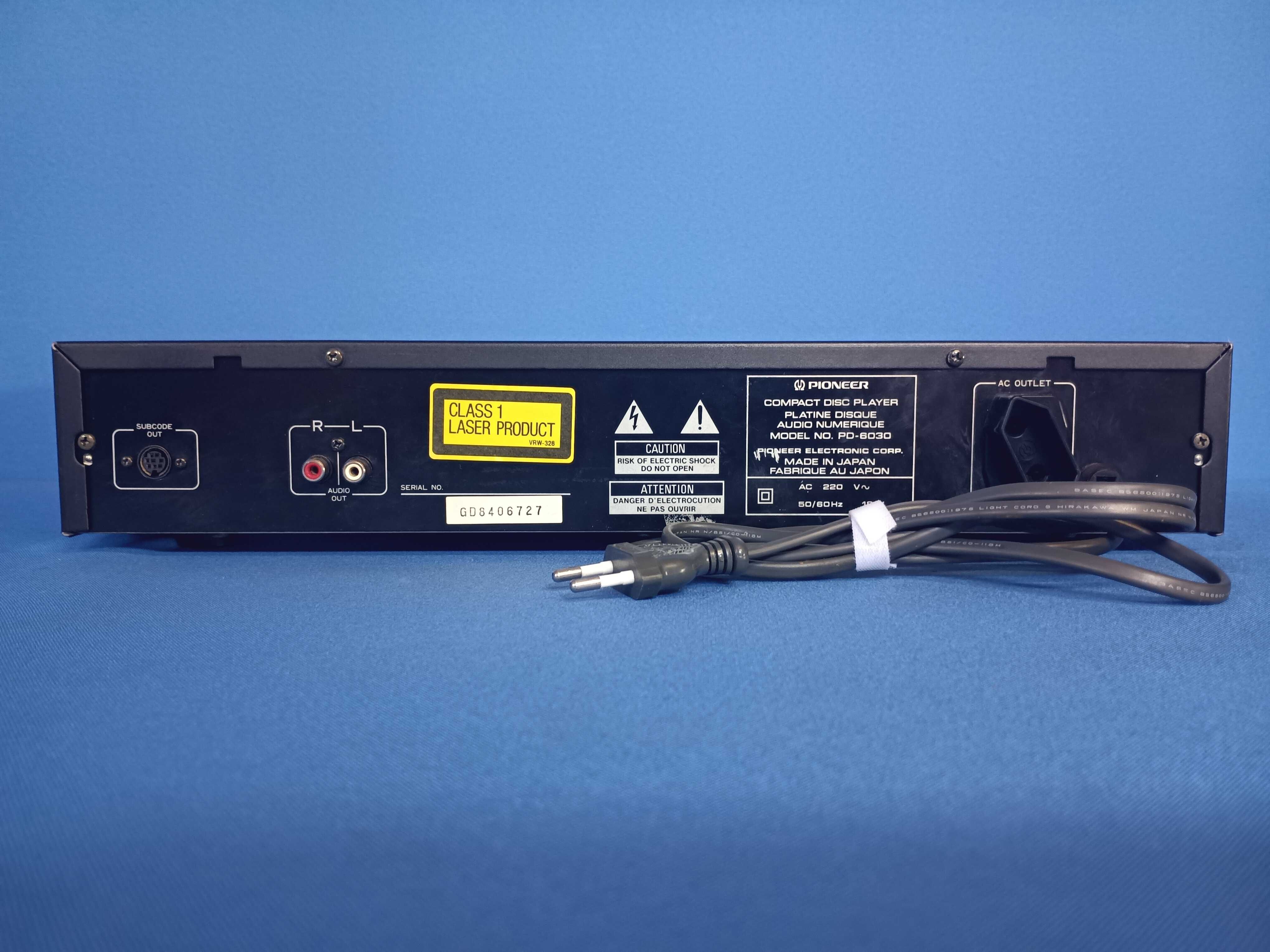 leitor cds PIONEER PD-6030 c/comando