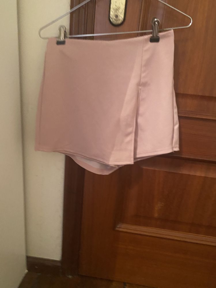 Saia calçao rosa