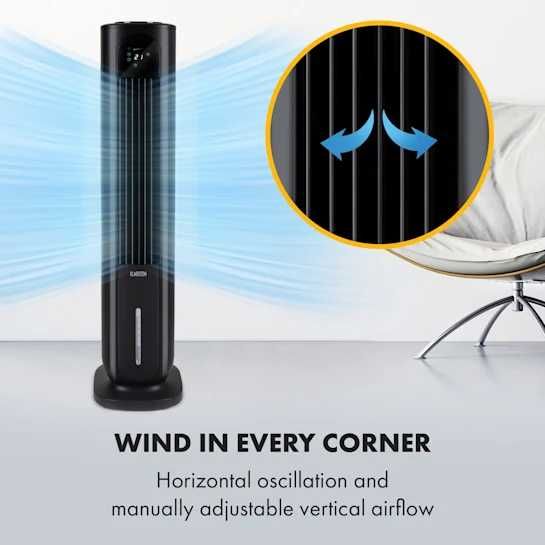 Klimator, wentylator Klarstein Polar Tower Smart 85 W