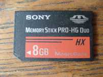Memory Stick PRO DUO 8 gb