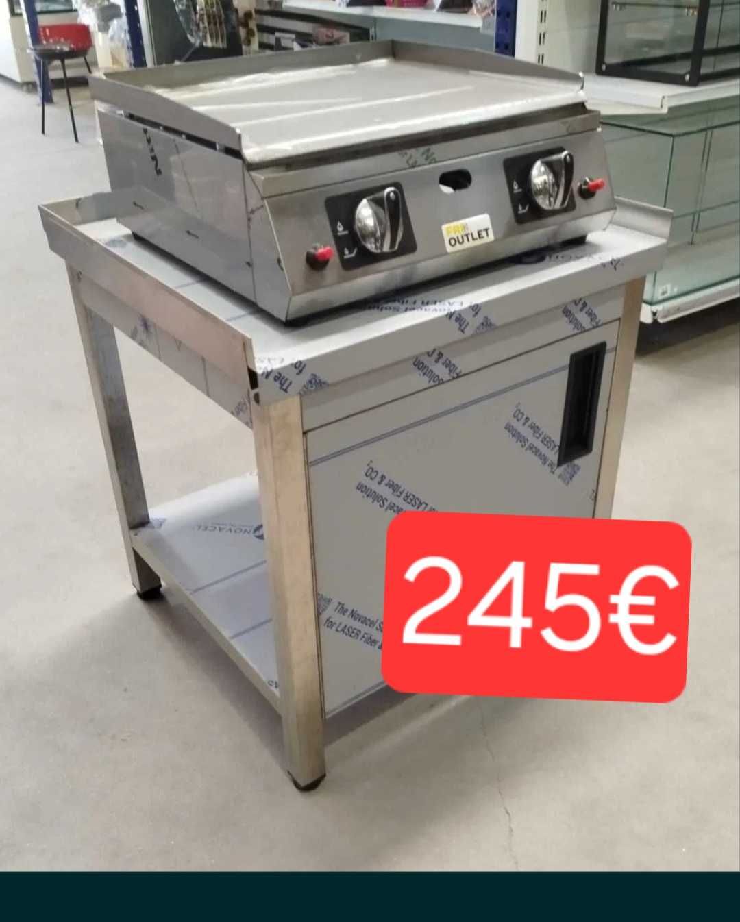 Chapa Lisa a Gás 50cm - NOVA

245€