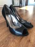 Buty szpilki peep toe 37 czarne