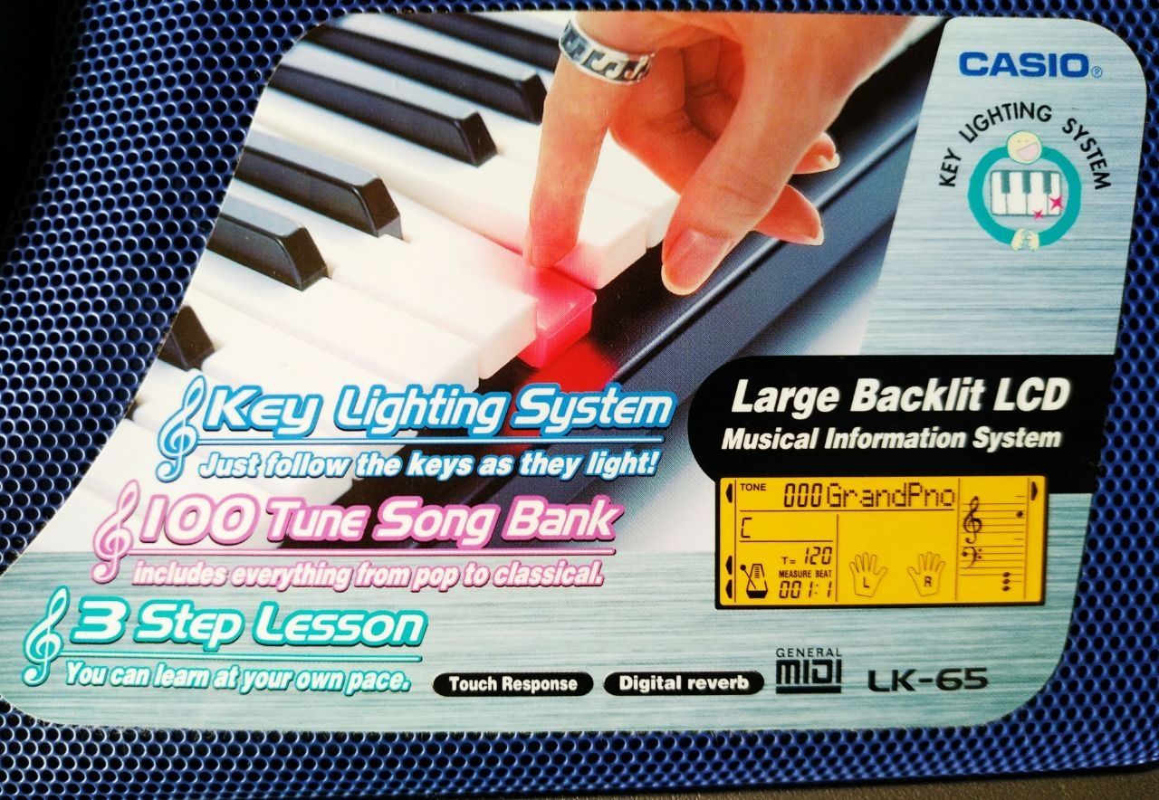 Синтезатор Casio LK - 65. Синтезатор