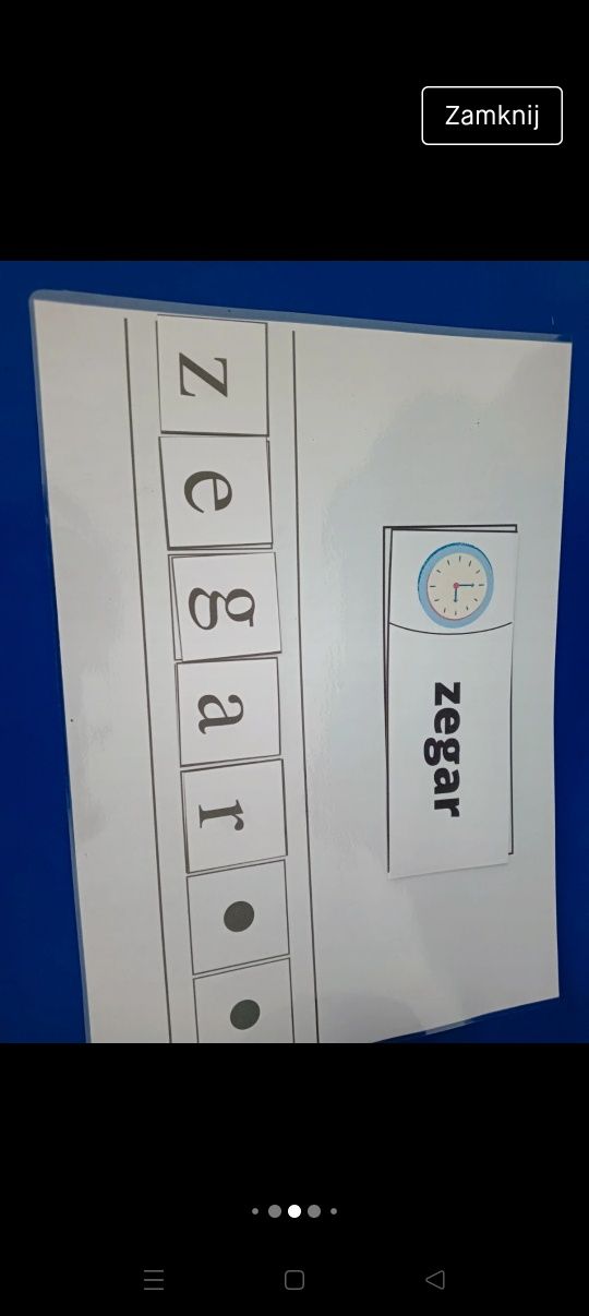 Zestaw układanie wyrazów litery literki alfabet nowa układanka