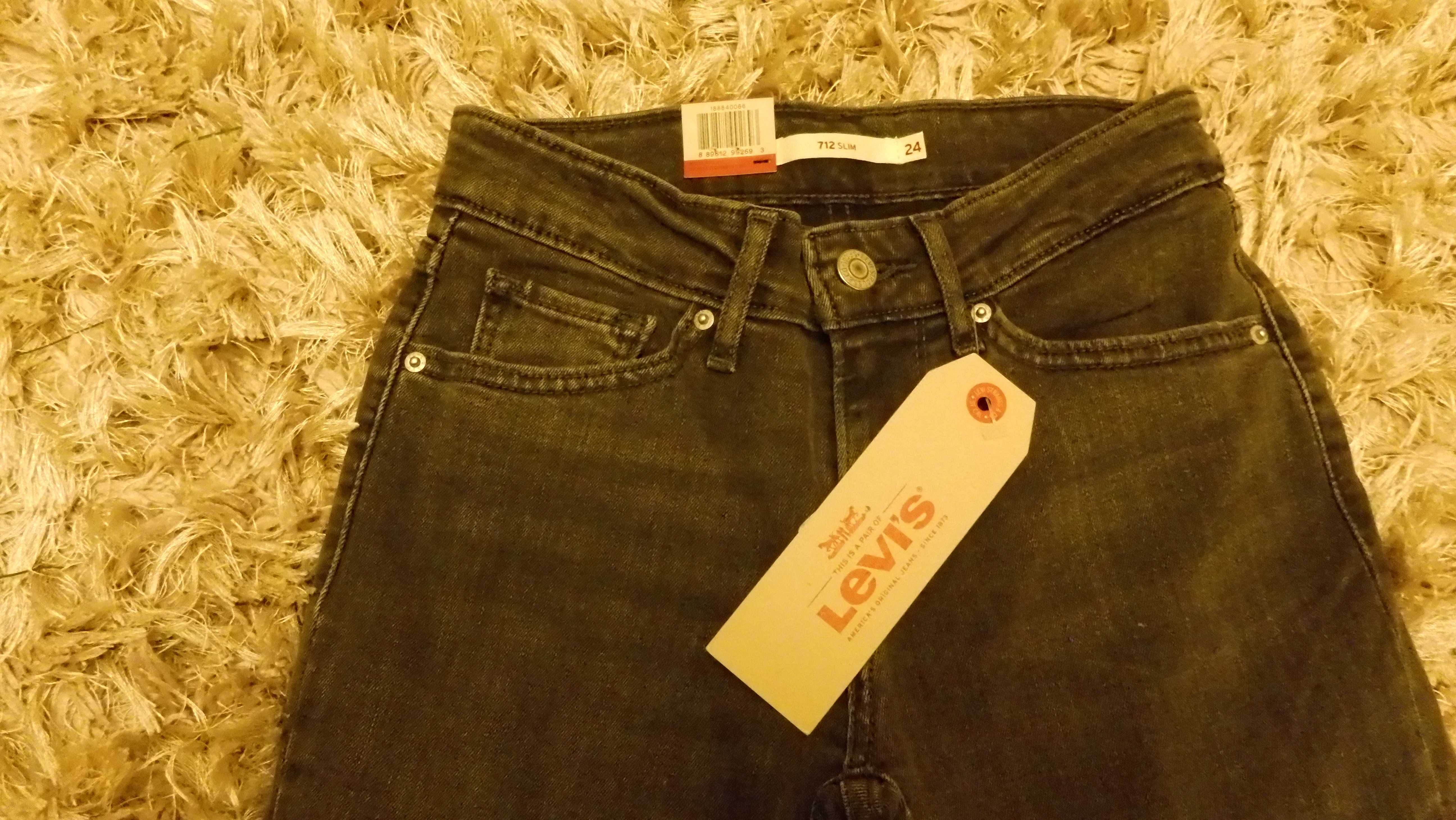 Levi's jeans spodnie 712 Slim  Nowe z USA  z metkami