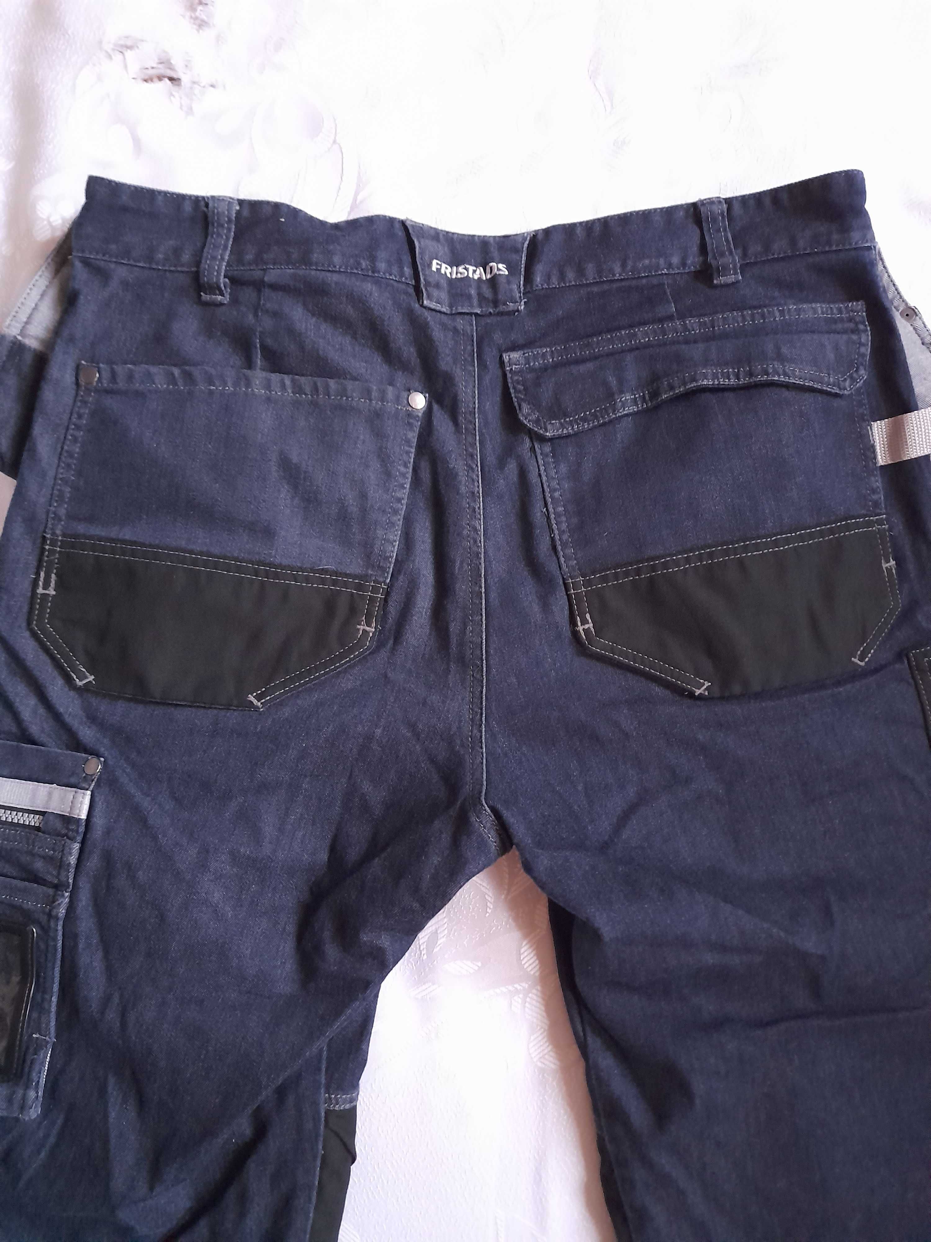 spodnie robocze jeans 3/4 fristads  super model