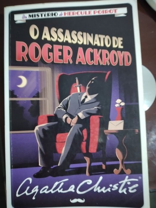 Livro o assassinato de Roger Ackroyd