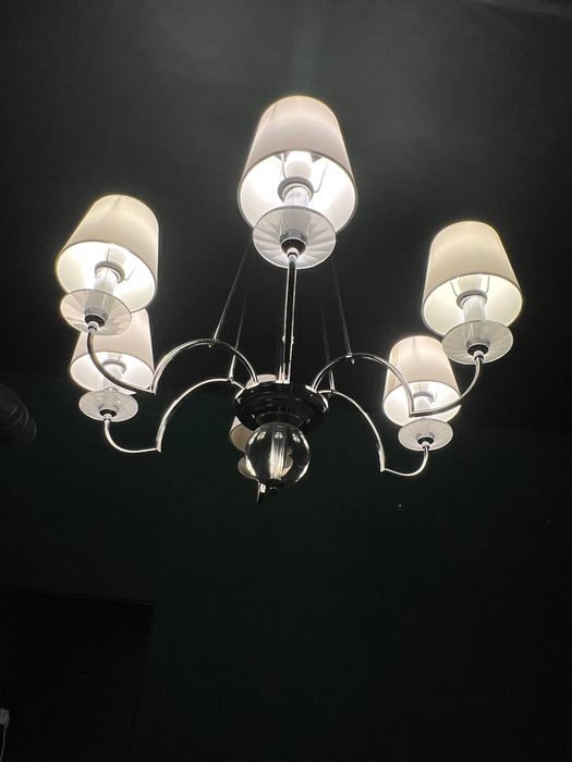 Люстра на стелю з 5 лампами