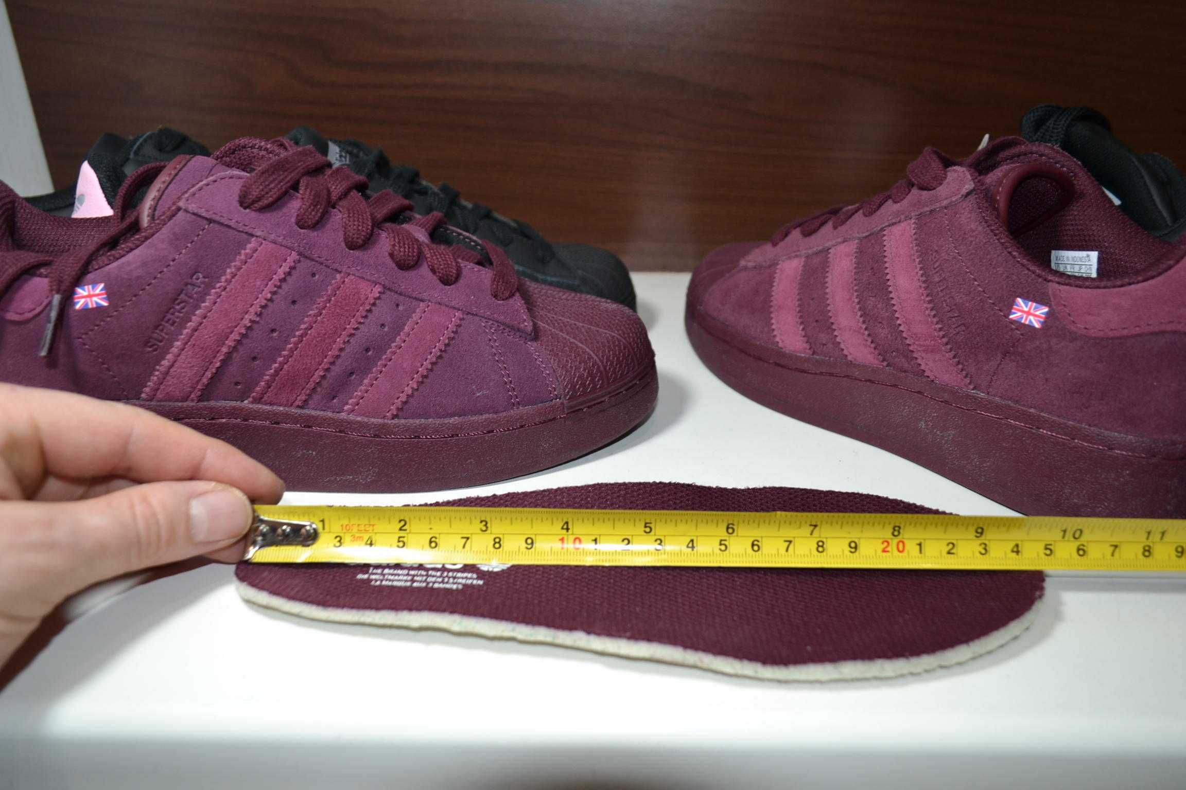 adidas superstar xlg bordo zebra 38.5р кроссовки оригинал кеды