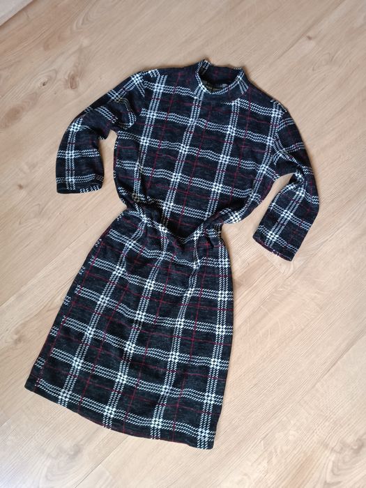 Sukienka w kratkę S