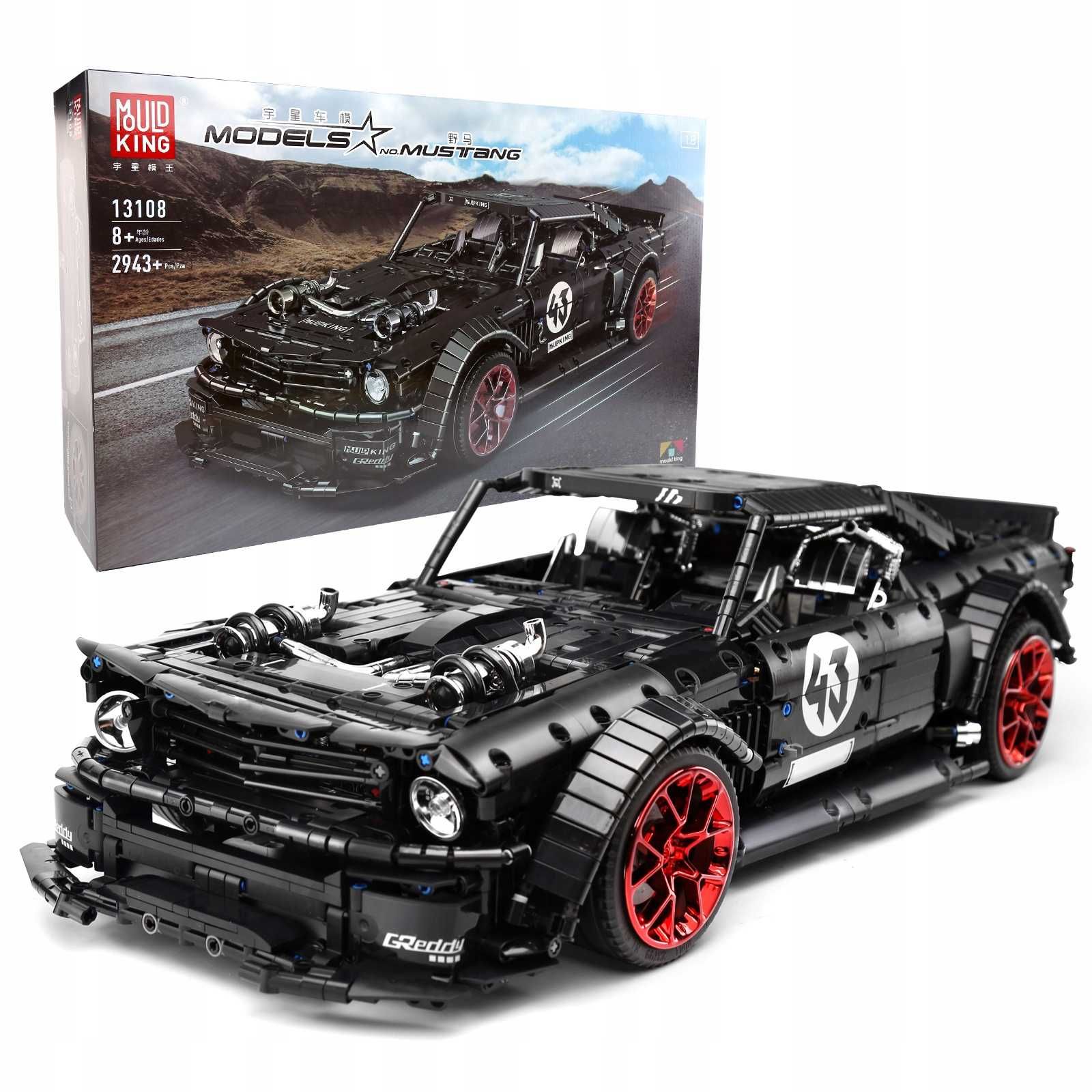 Ford Mustang Hoonicorn 1965 - Klocki Mould King Technic NOWE MOC 22970