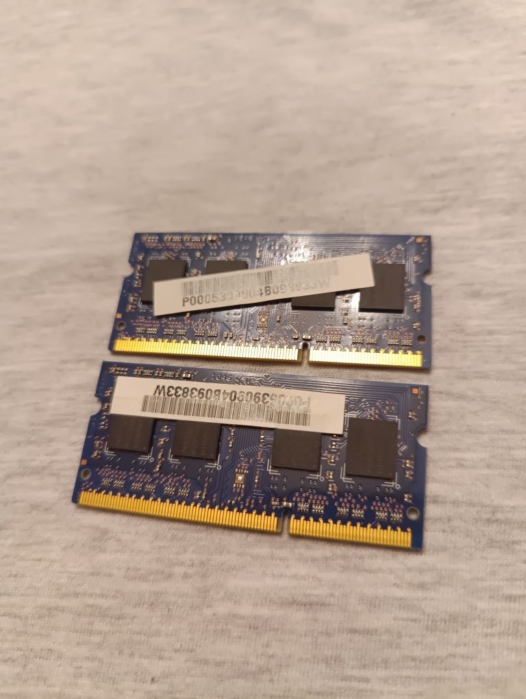 Pamięć RAM Nanya DDR3 4GB (2x2GB) PC3-10600S (NT2GC64B88B0NS-CG)