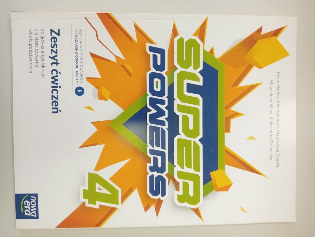 Super Powers 4, zeszyt ćwiczeń do j.angielskiego