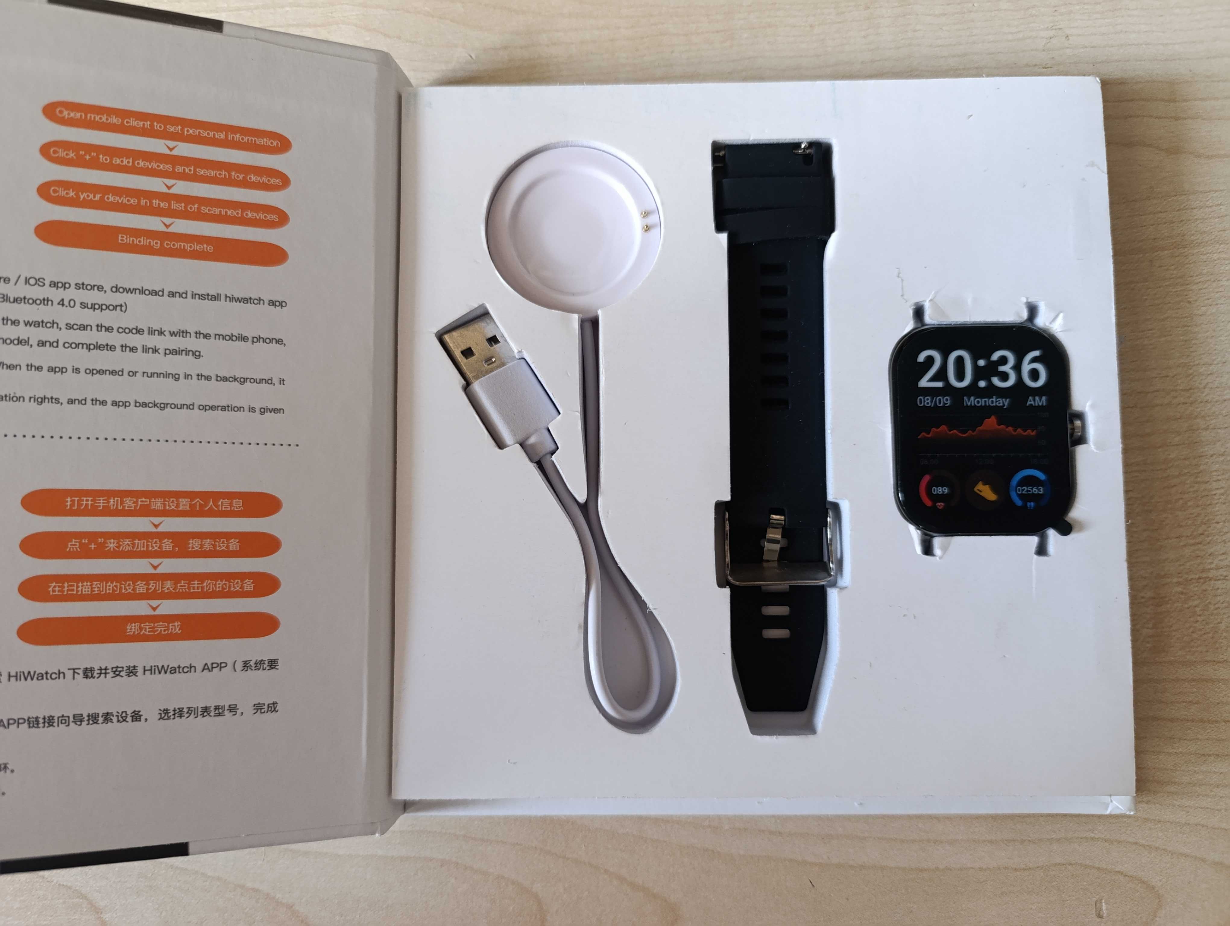 Смарт-годинник фітнес трекер Amico Go Fun Pulseoximeter Tonometer