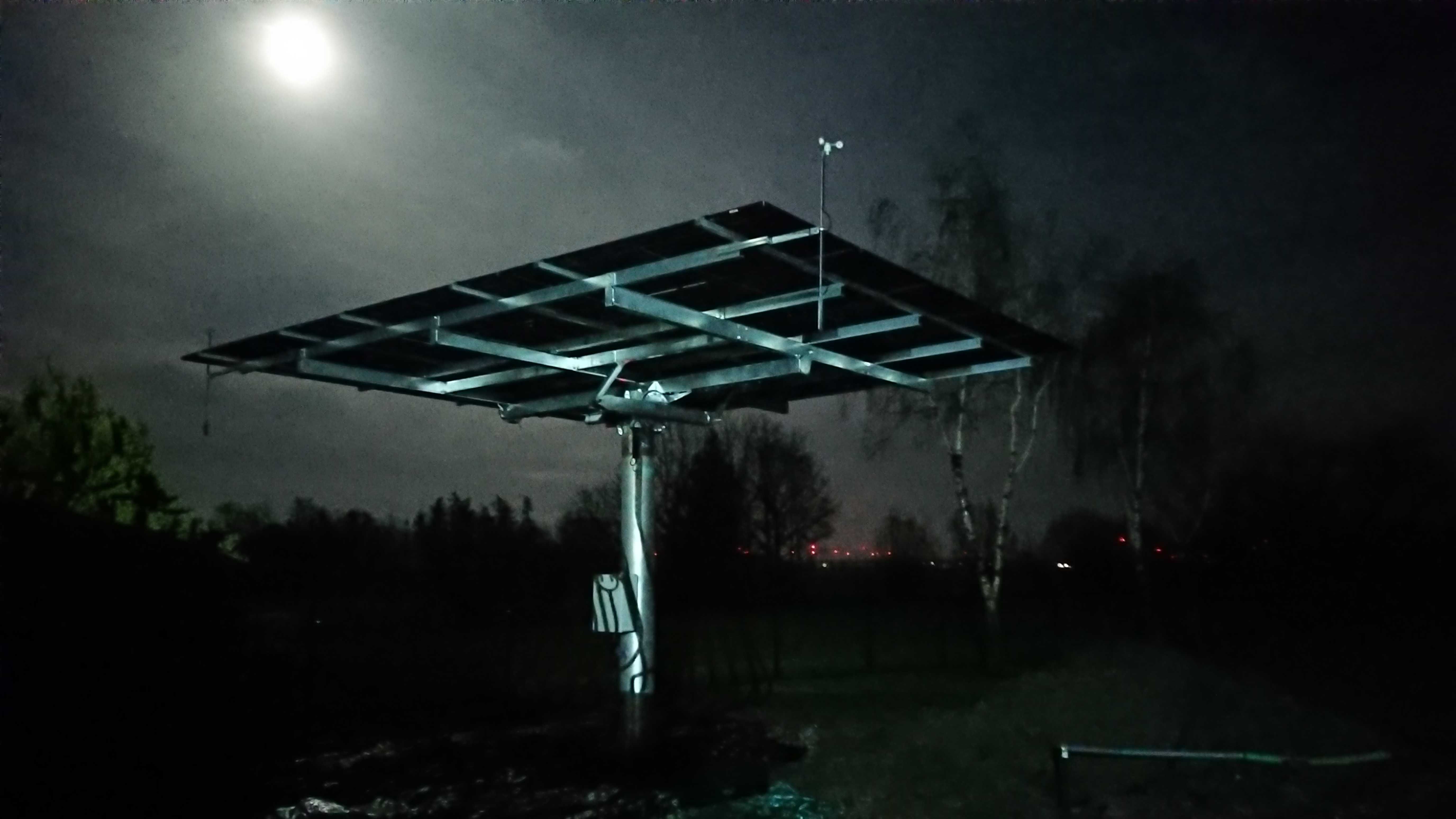 Profesjonalny Solar Tracker, Napęd z silnikiem , Obrotnica Solarna