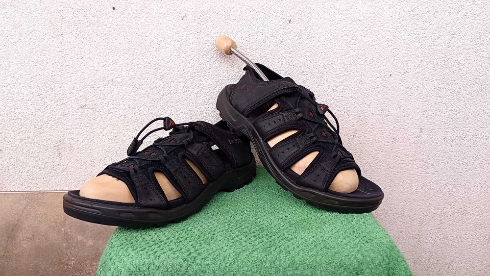 Męskie sandały trekkingowe ECCO r.44 skóra stan bardzo dobry