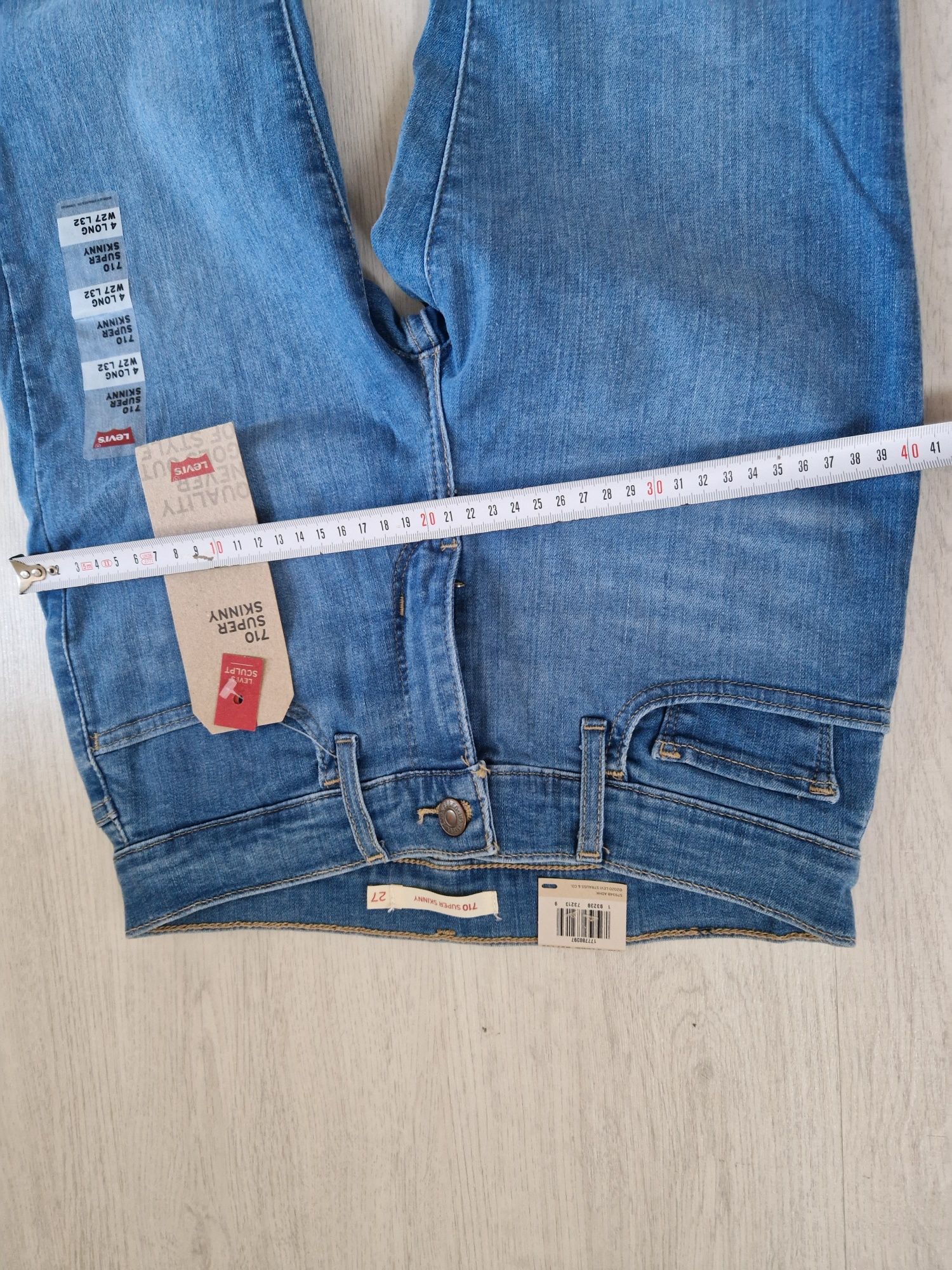 Джинси Levi's 710 Super skinny 27 розмір