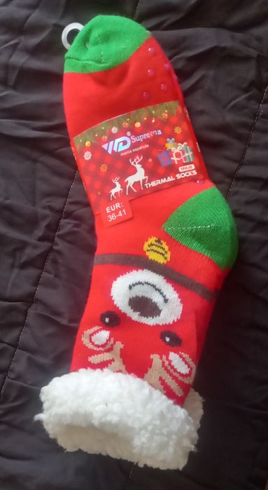 Novo Meias de Natal/Inverno Tamanho 36-41