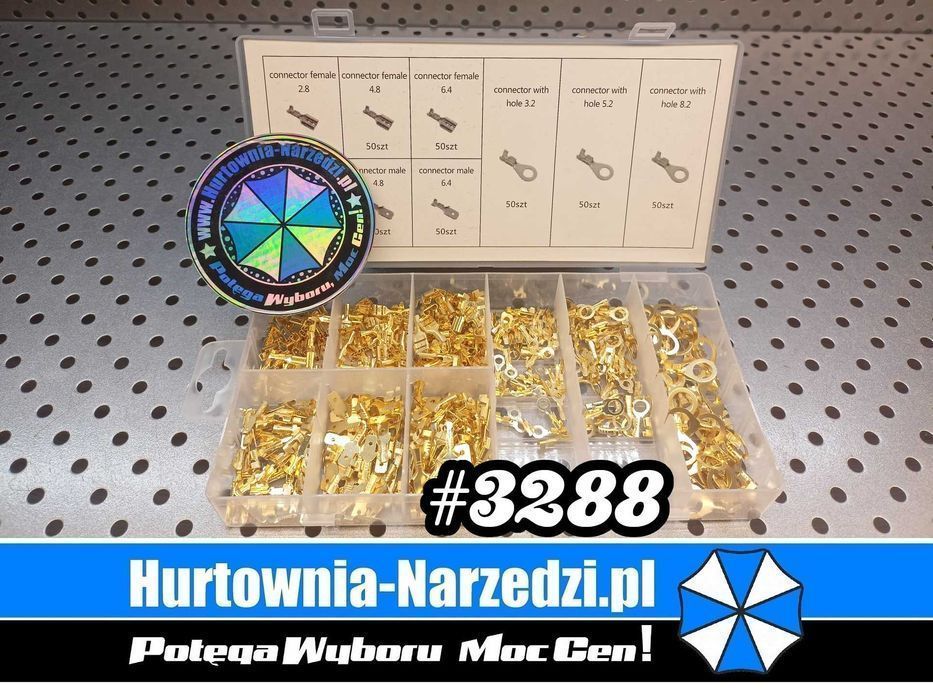 Zestaw konektorów samochodowych kablowych 450-szt. konektory kablowe