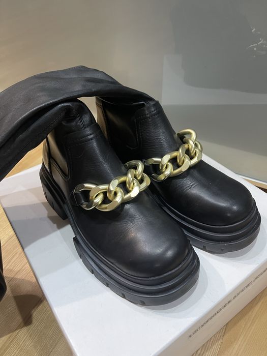 Жіночі шкіряні ботфорти ASH