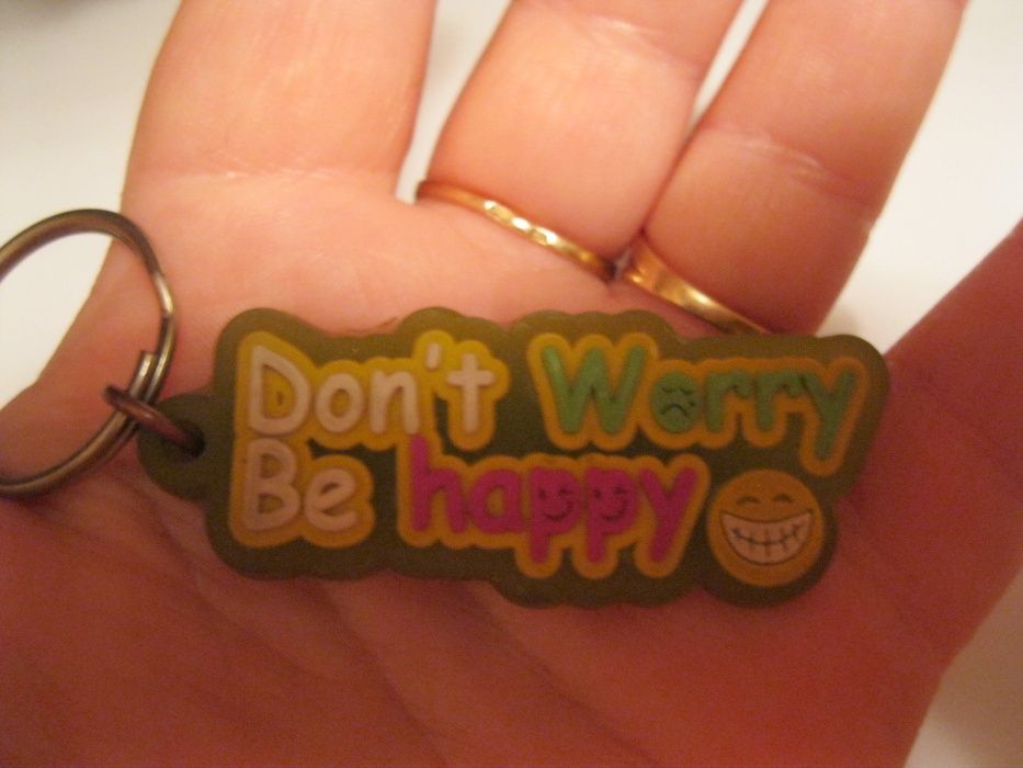 брелок коллекцию dont worry be happy не волнуся-будь счастлив сувенир
