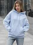Жіноче худі Staff light blue oversize