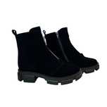 Czarne damskie botki naturalny zamsz
Rozmiar: 38(24,5cm)