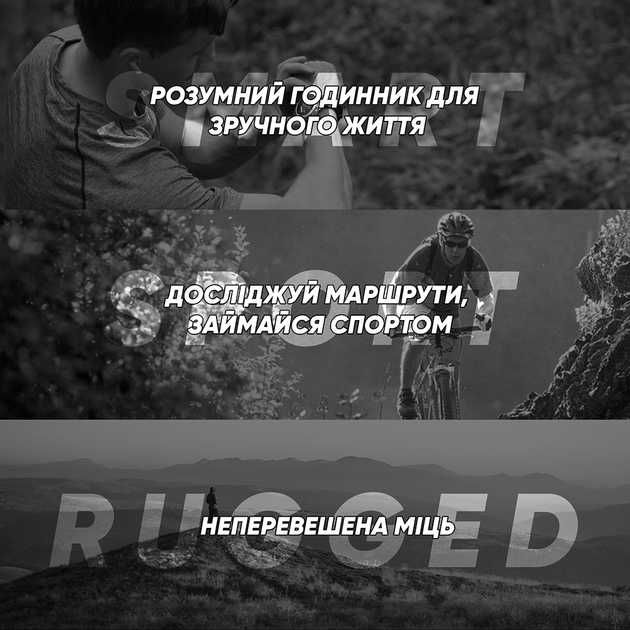 Смарт-годинник KOSPET Tank T3 Ultra Black