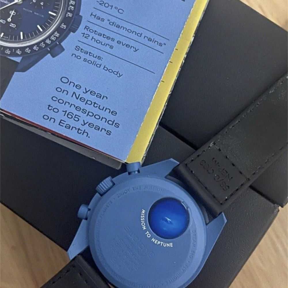 Omega x Swatch Neptune SO33N100 - Głębinowy Blask w Bio-Ceramice 2024