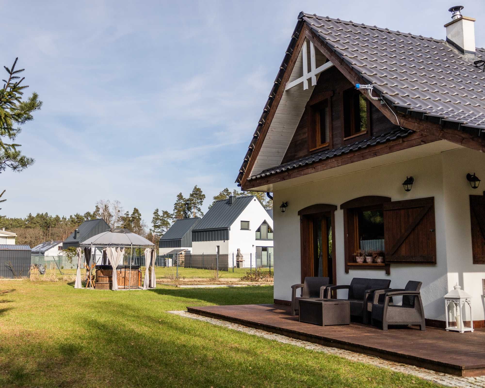 Sielanka Siemiany, domek całoroczny, jacuzzi (gorąca bania)