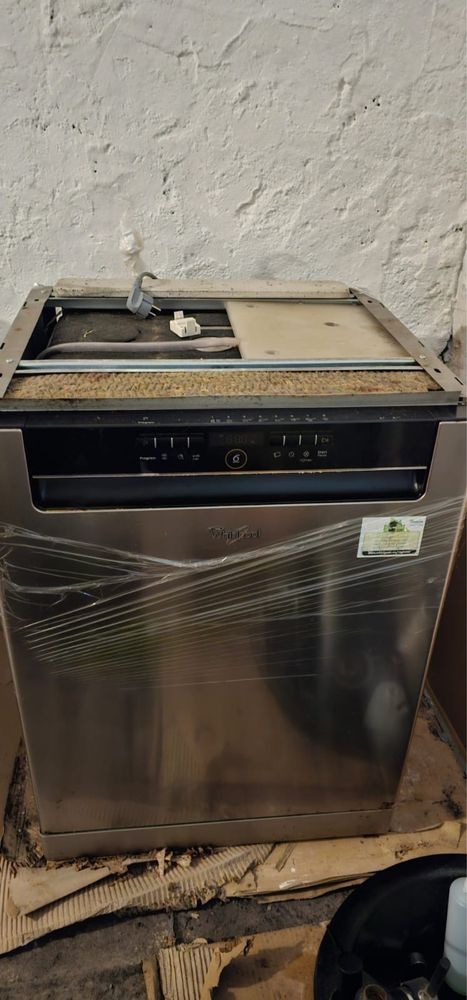 Zmywarka whirlpool 6 zmysł szara srebrna