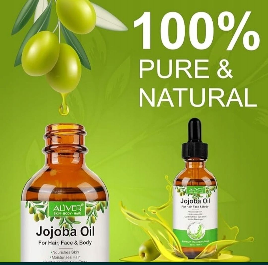Aliver Jojoba Oil Olejek jojoba do włosów i skóry 60 ml okazja prezent